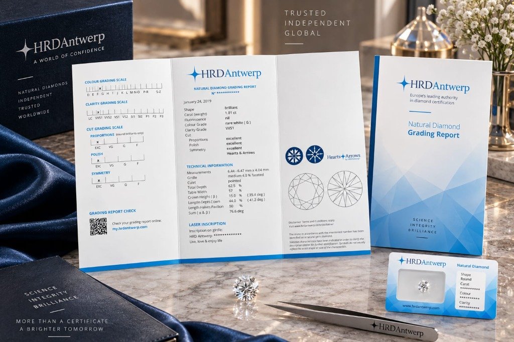 HRD Antwerp Diamond Grading Report